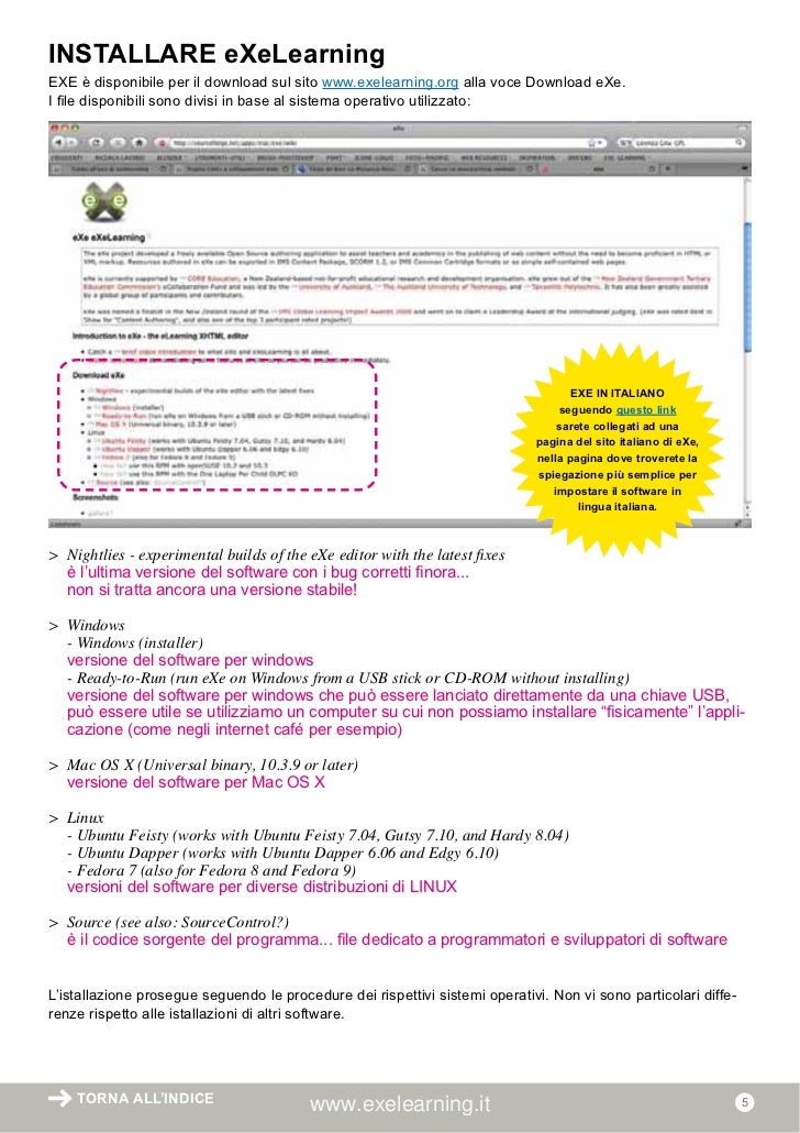 exelearning italiano exelearning italiano